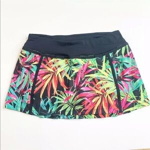 Fabletics Lorraine Run Skirt Tropical Print Sz XXS